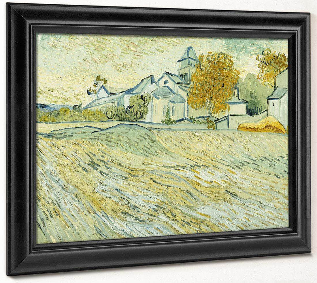 View Of Asylum And Saint Remy Chapel By Vincent Van Gogh Fine Art Print