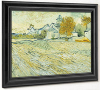 View Of Asylum And Saint Remy Chapel By Vincent Van Gogh Fine Art Print