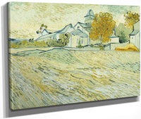 View Of Asylum And Saint Remy Chapel By Vincent Van Gogh Fine Art Print