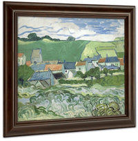 View Of Auvers By Vincent Van Gogh Fine Art Print