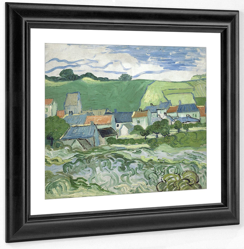View Of Auvers By Vincent Van Gogh Fine Art Print