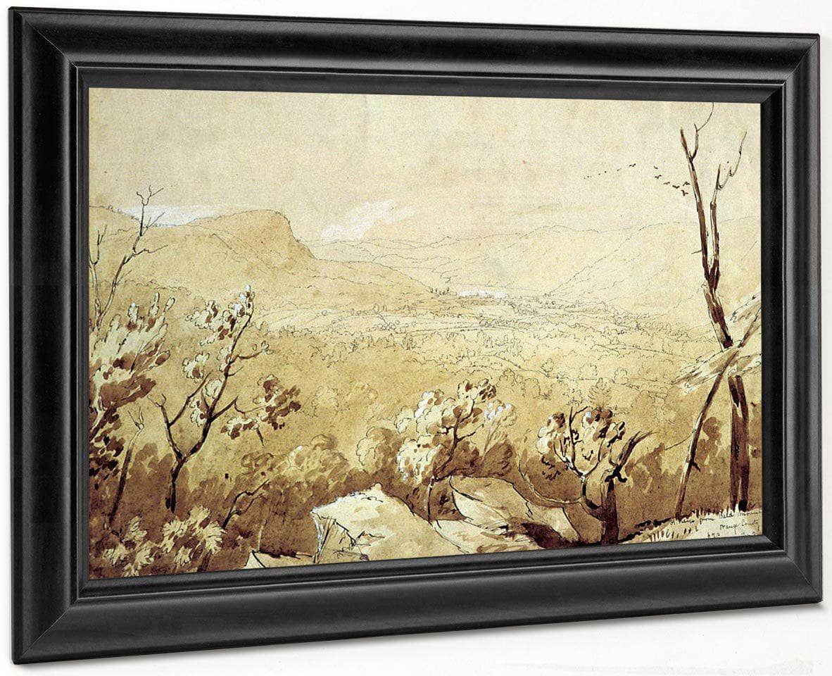 View Of Bald Mountain Orange City New Jersey By Cropsey Jasper Francis Fine Art Print