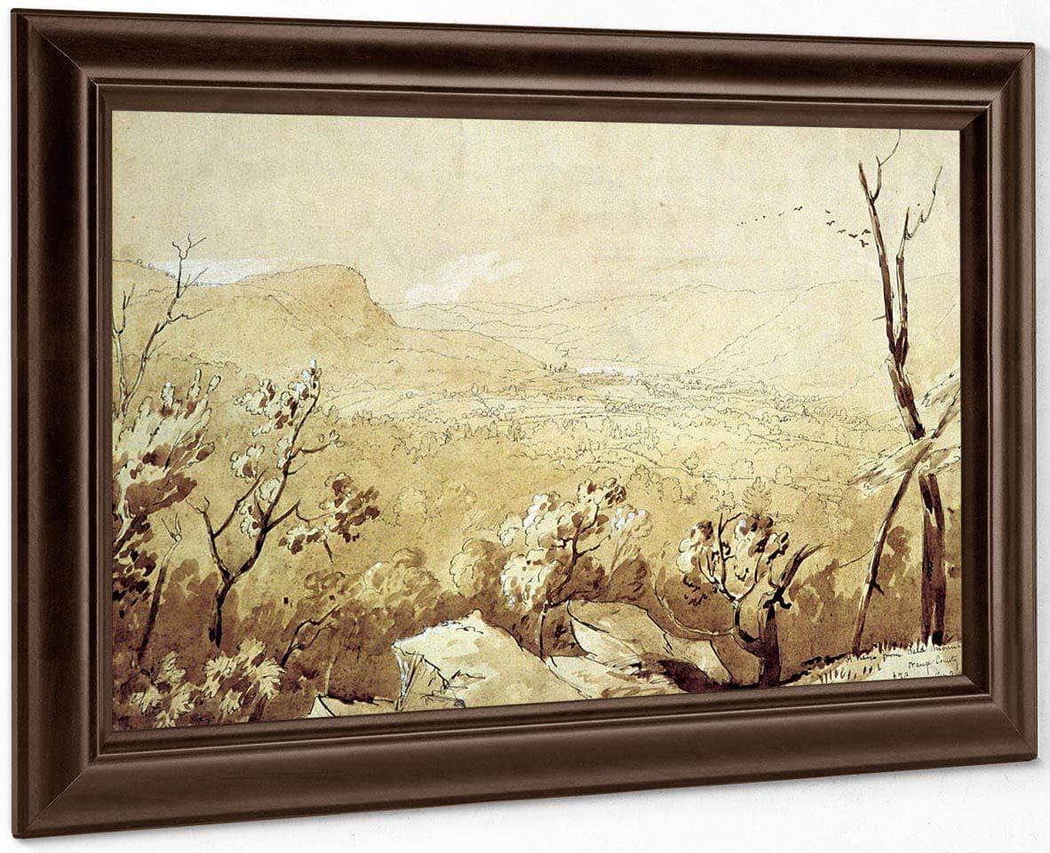 View Of Bald Mountain Orange City New Jersey By Cropsey Jasper Francis Fine Art Print
