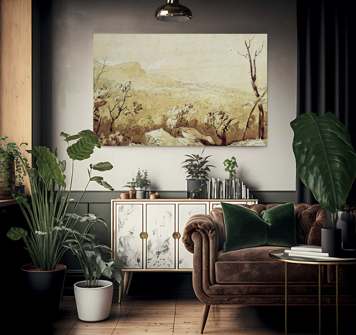 View Of Bald Mountain Orange City New Jersey By Cropsey Jasper Francis Fine Art Print