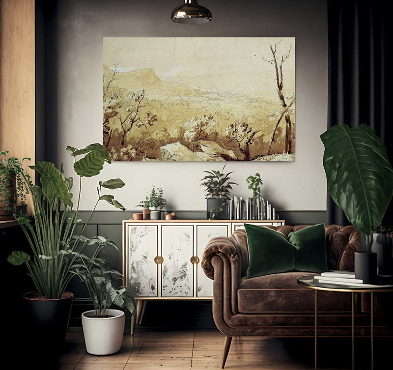 View Of Bald Mountain Orange City New Jersey By Cropsey Jasper Francis Fine Art Print