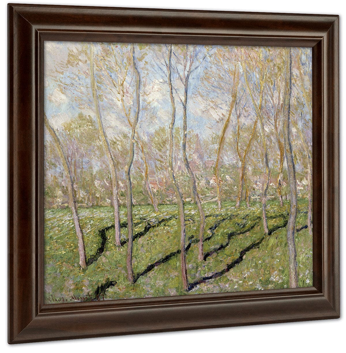 View Of Bennecourt By Claude Monet Fine Art Print