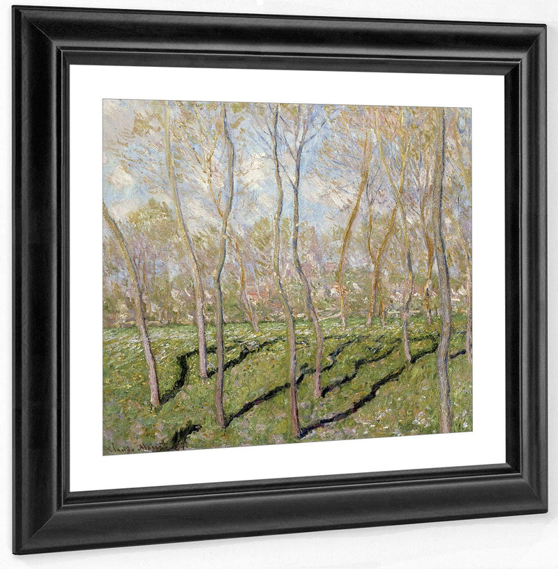 View Of Bennecourt By Claude Monet Fine Art Print