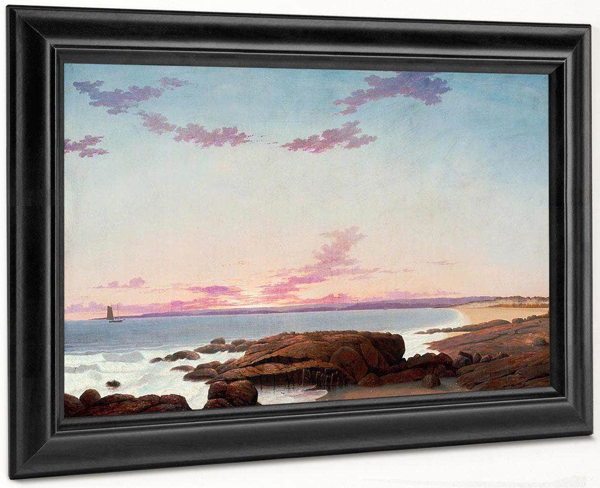 View Of Coffin's Beach By Henry Fitz Lane Fine Art Print