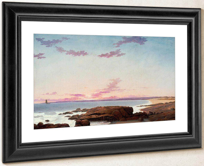 View Of Coffin's Beach By Henry Fitz Lane Fine Art Print