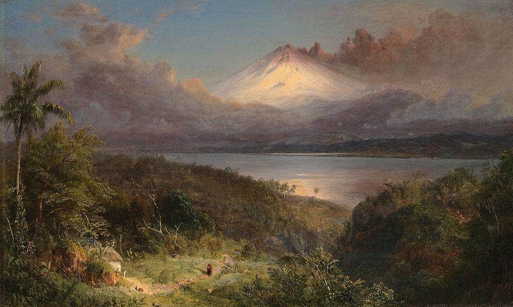 View Of Cotopaxi By Frederic Edwin Church Fine Art Print