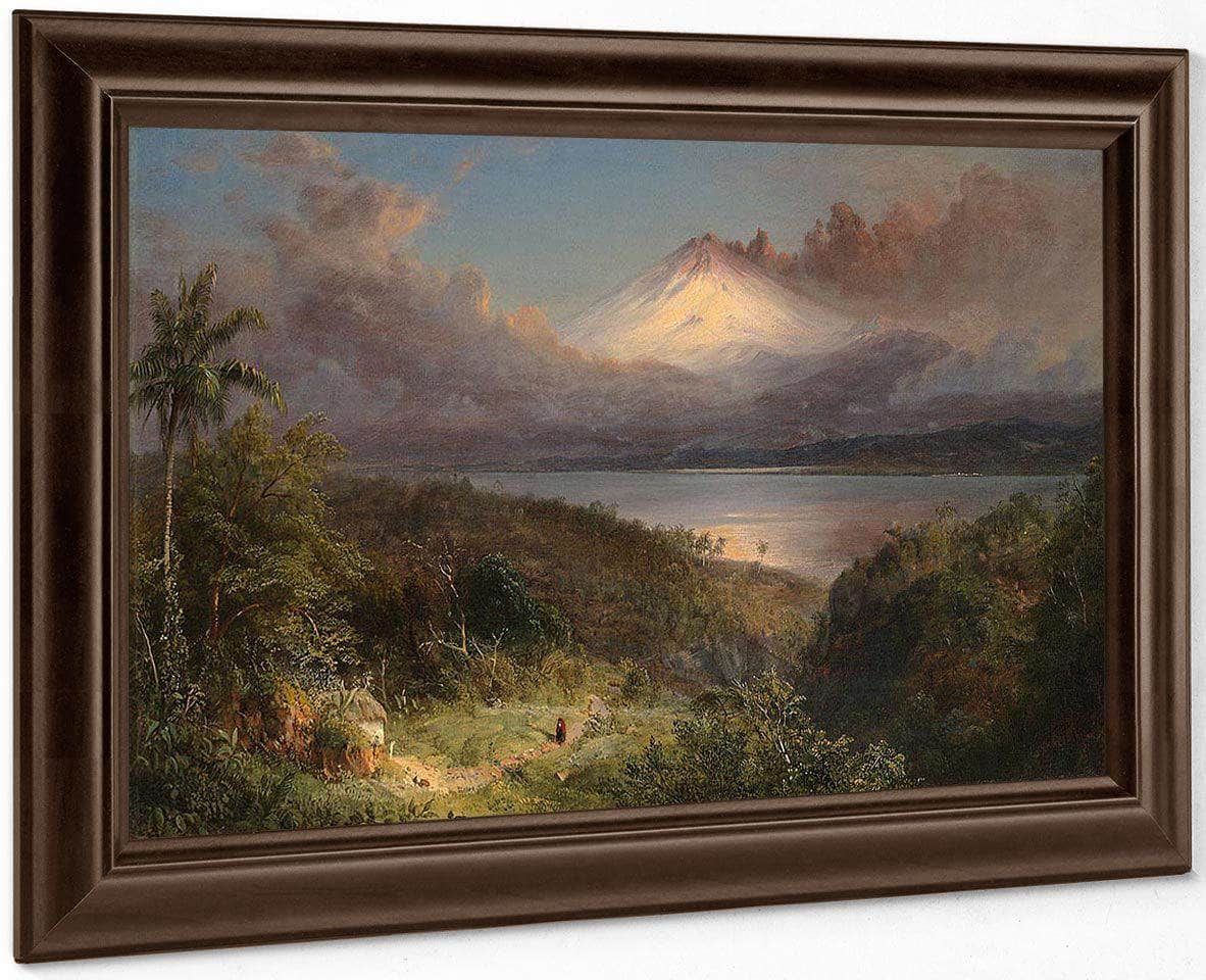 View Of Cotopaxi By Frederic Edwin Church Fine Art Print