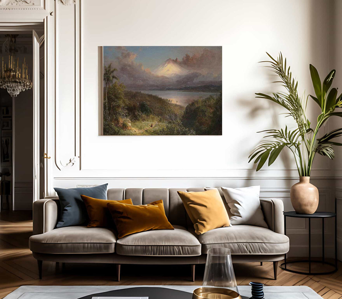 View Of Cotopaxi By Frederic Edwin Church Fine Art Print