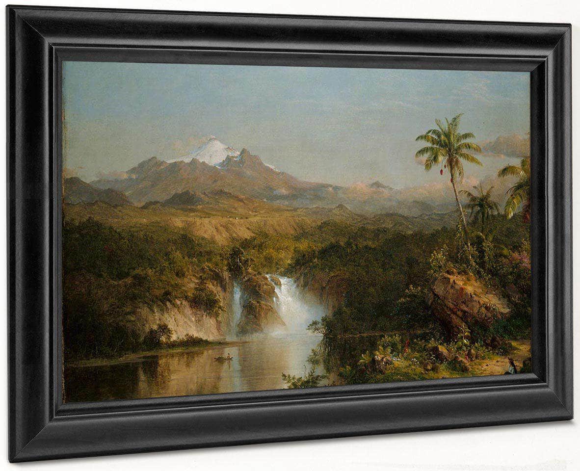 View Of Cotopaxi By Fredric Edwin Church Fine Art Print