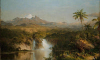 View Of Cotopaxi By Fredric Edwin Church Fine Art Print