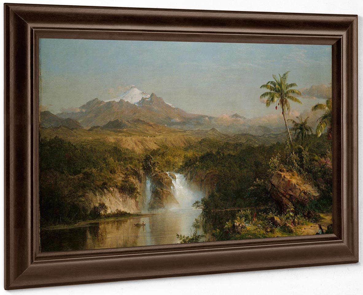 View Of Cotopaxi By Fredric Edwin Church Fine Art Print