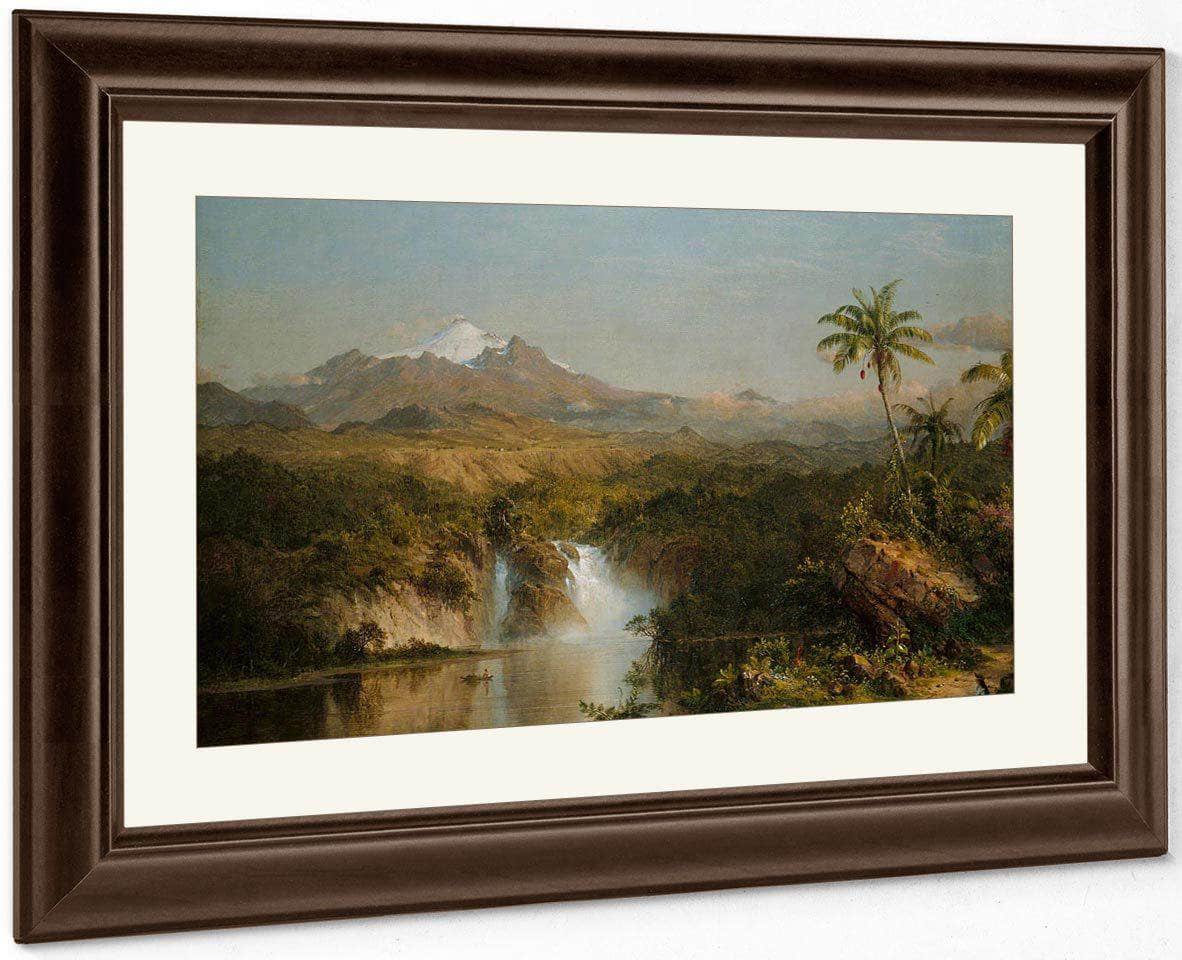 View Of Cotopaxi By Fredric Edwin Church Fine Art Print