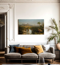View Of Cotopaxi By Fredric Edwin Church Fine Art Print