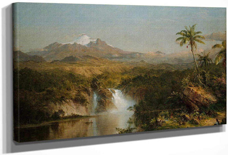 View Of Cotopaxi By Fredric Edwin Church Fine Art Print