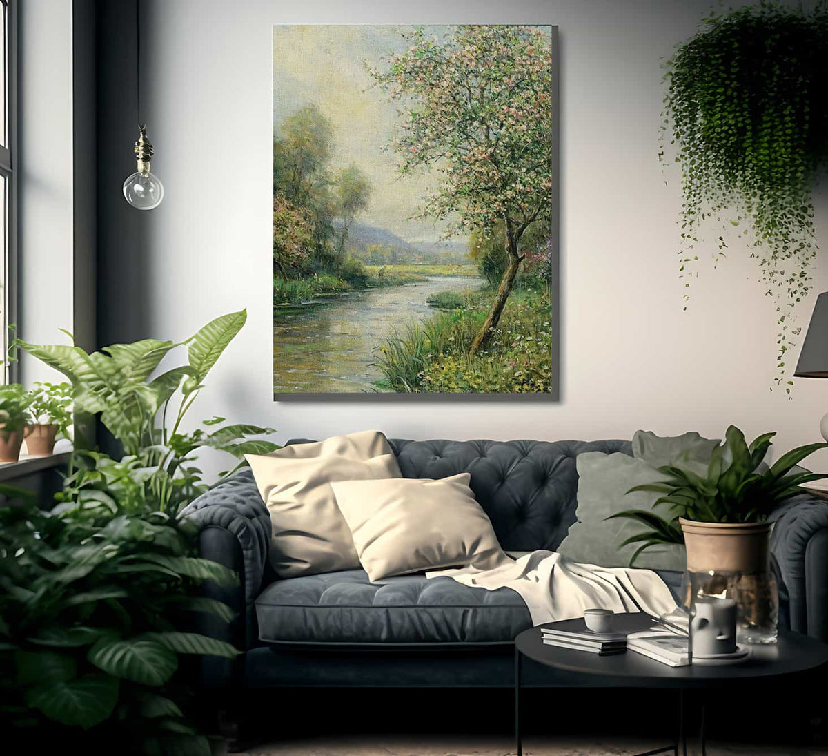 View Of Launay By Louis Aston Knight Fine Art Print