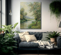 View Of Launay By Louis Aston Knight Fine Art Print