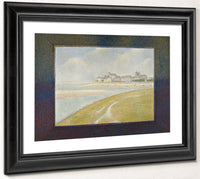 View Of Le Crotoy From Upstream By Georges Pierre Seurat Fine Art Print