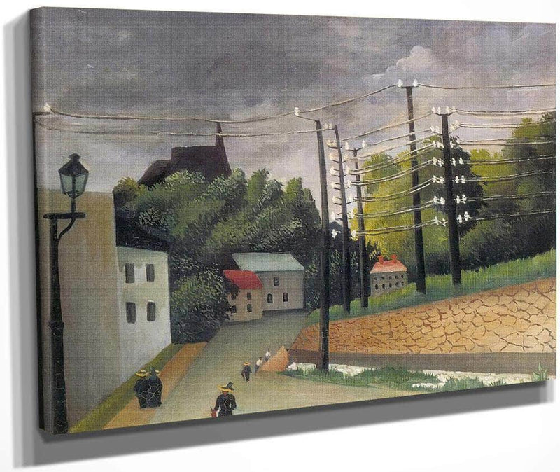 View Of Malakoff 1908 By Henri Rousseau Fine Art Print
