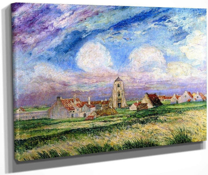View Of Mariakerke By James Ensor Fine Art Print