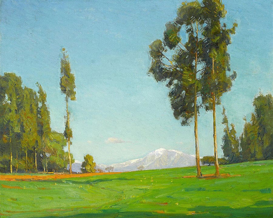 View Of Mount Baldy 1916 By William Wendt Fine Art Print