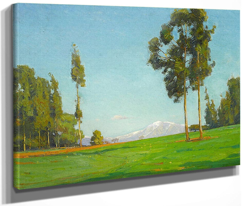 View Of Mount Baldy 1916 By William Wendt Fine Art Print