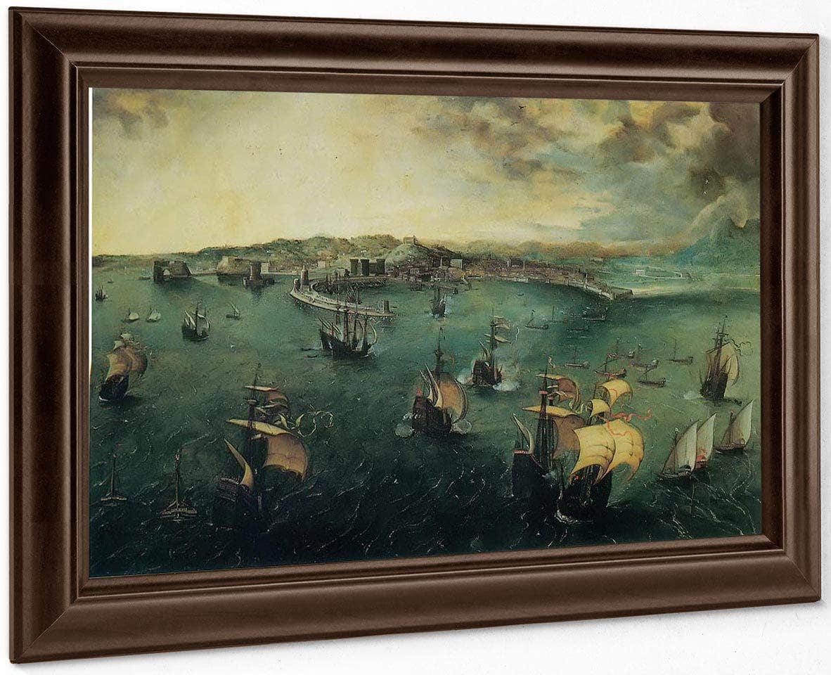 View Of Naples By Pieter Bruegel Fine Art Print