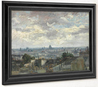 View Of Paris By Vincent Van Gogh Fine Art Print