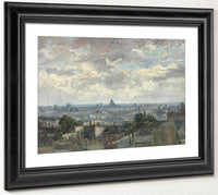 View Of Paris By Vincent Van Gogh Fine Art Print