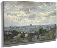 View Of Paris By Vincent Van Gogh Fine Art Print