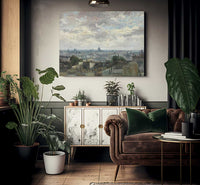 View Of Paris By Vincent Van Gogh Fine Art Print