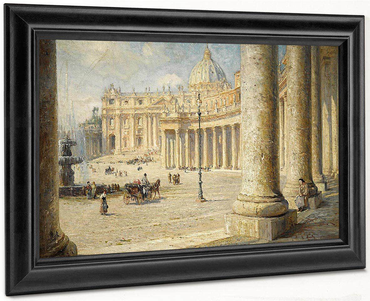View Of St. Peter's, Rome By Colin Campbell Cooper Fine Art Print