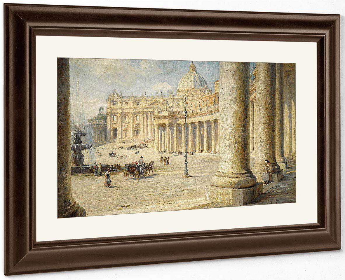 View Of St. Peter's, Rome By Colin Campbell Cooper Fine Art Print