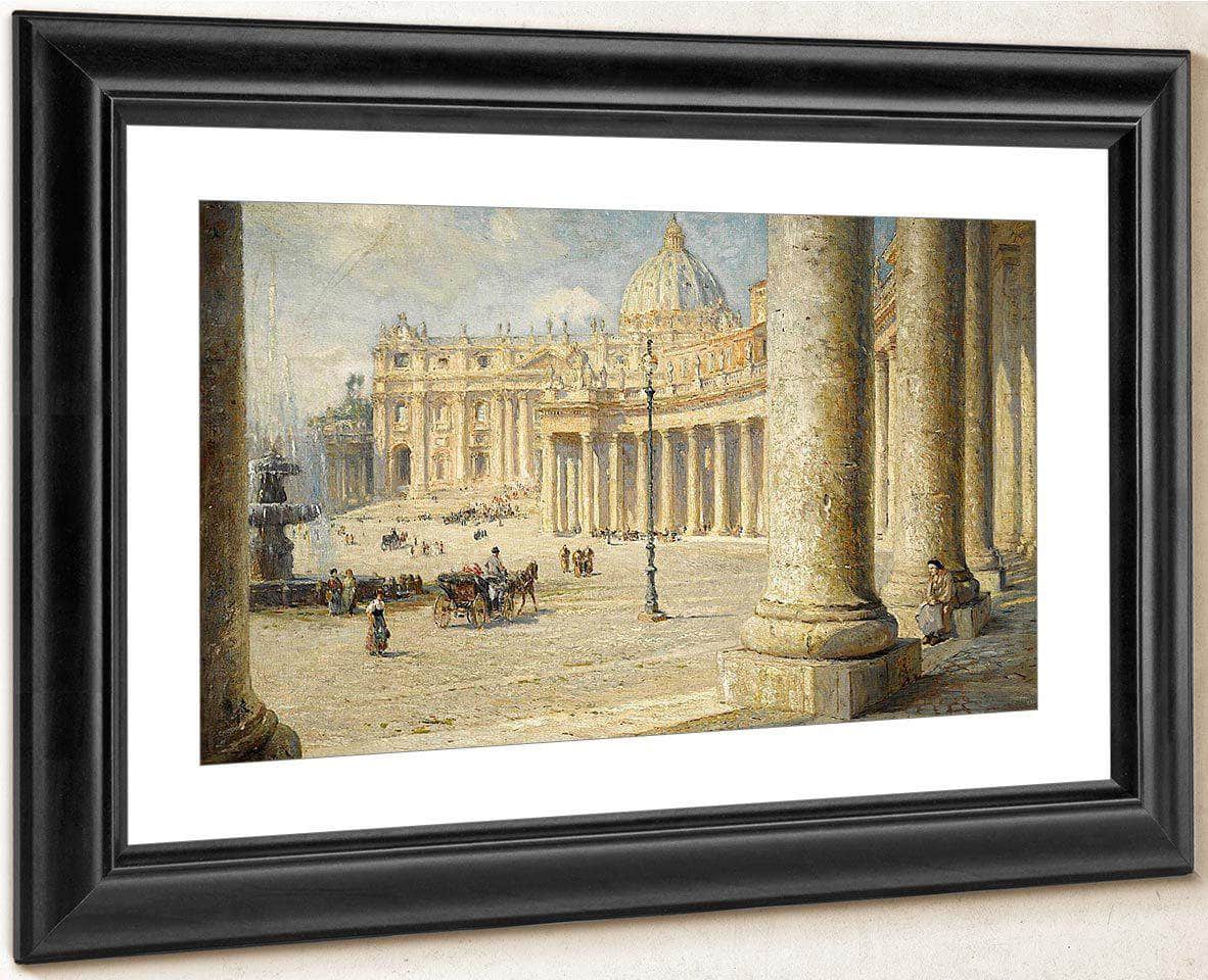 View Of St. Peter's, Rome By Colin Campbell Cooper Fine Art Print