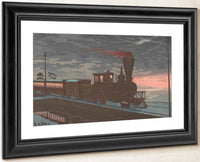 View Of Takanawa Ushimachi Under A Shrouded Moon 1879 By Kobayashi Kiyochika Fine Art Print