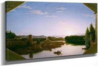 View Of The Arno Near Florence By Cole, Thomas Fine Art Print