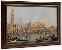 View Of The Ducal Palace In Venice By Canaletto Fine Art Print