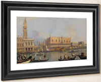 View Of The Ducal Palace In Venice By Canaletto Fine Art Print