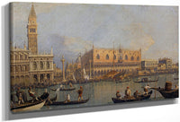 View Of The Ducal Palace In Venice By Canaletto Fine Art Print