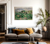 View Of The Gulf Of Marseilles And The Village Of Saint Henri By Cezanne Paul Fine Art Print