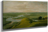 View Of The Junction Of The Red River And The False Washita, In Texas By George Catlin Fine Art Print