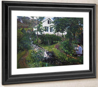 View Of The Parsonage By Nicolai Astrup Fine Art Print
