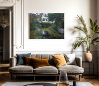 View Of The Parsonage By Nicolai Astrup Fine Art Print