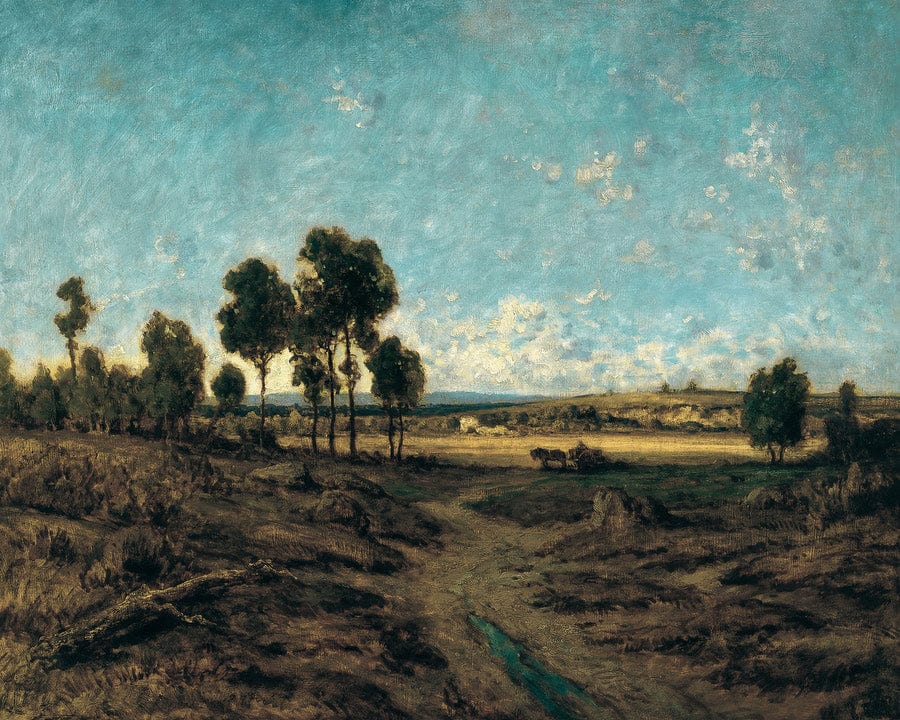View Of The Plain Of Montmartre 1848 By Theodore Rousseau Fine Art Print