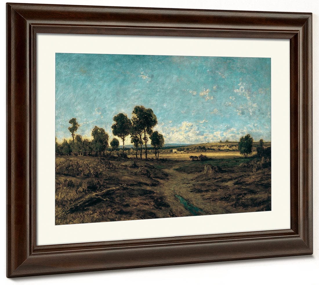 View Of The Plain Of Montmartre 1848 By Theodore Rousseau Fine Art Print