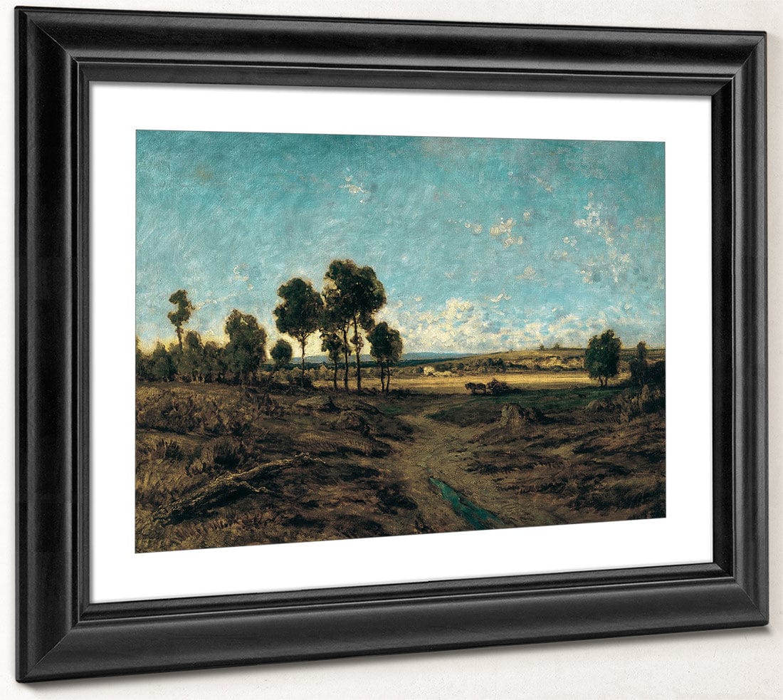 View Of The Plain Of Montmartre 1848 By Theodore Rousseau Fine Art Print