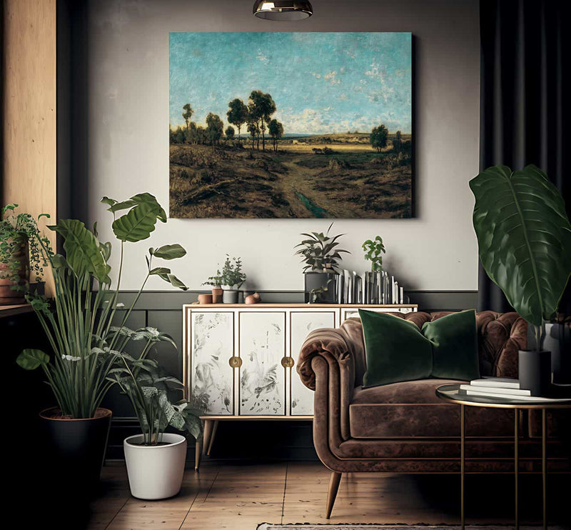 View Of The Plain Of Montmartre 1848 By Theodore Rousseau Fine Art Print